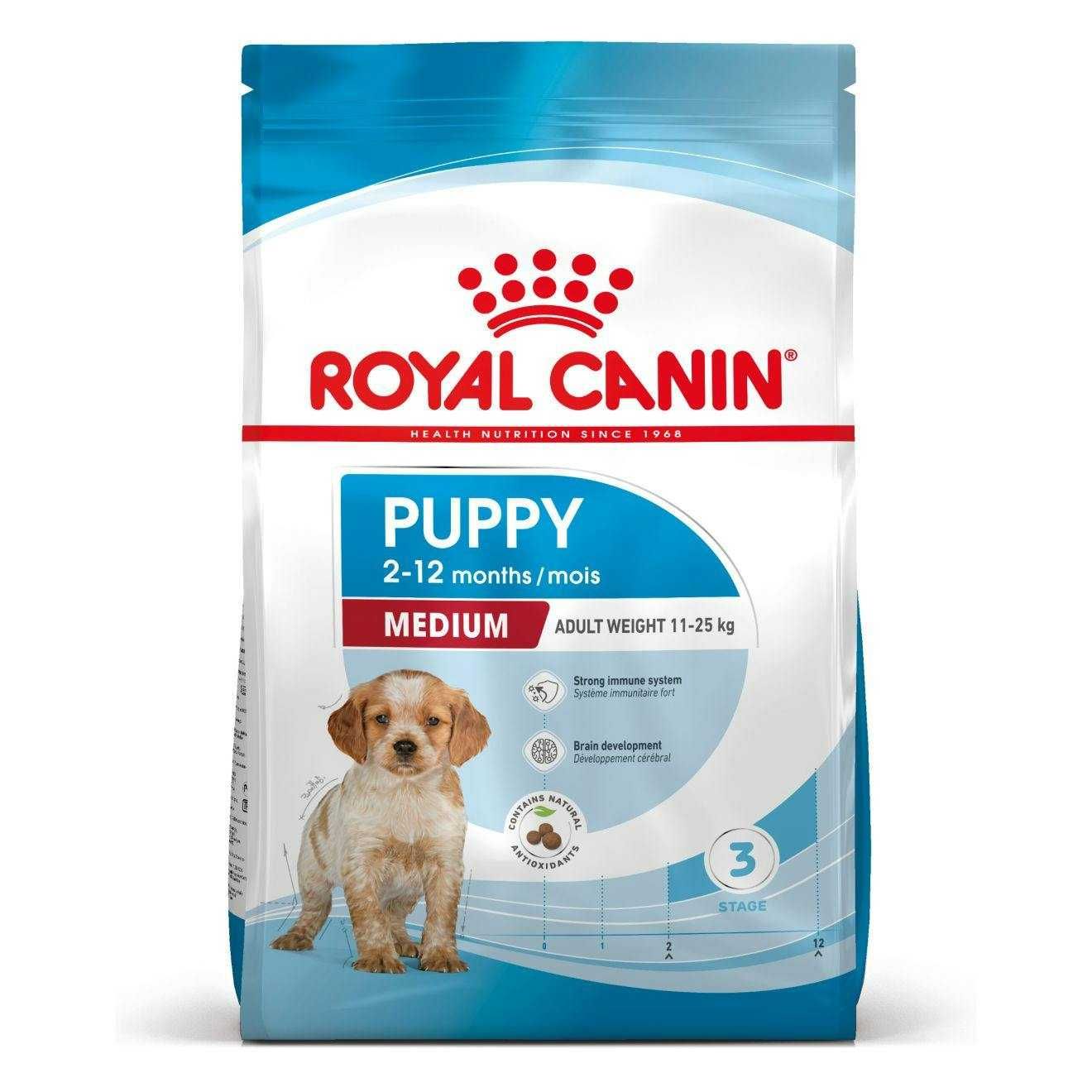 Royal Canin Starter, Puppy, Adult, Mini, Medium, Maxi e Giant 15+5kg