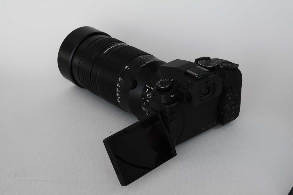 Máquina Lumix G80M + Lente Leica 100-400mm