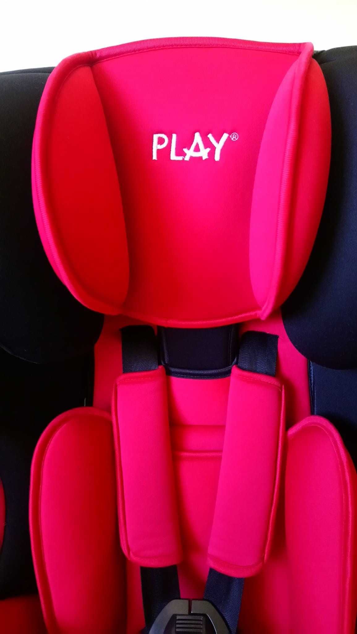 Play – Cadeira Auto – Safe Fix – Black/Red