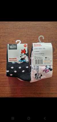 Disney Minnie Mouse skarpetki dziewczęce 4-pak 30-35 nowe