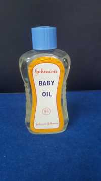 Antigo e raro frasco de Oleo Johnsons " Baby Oil", nunca usado.