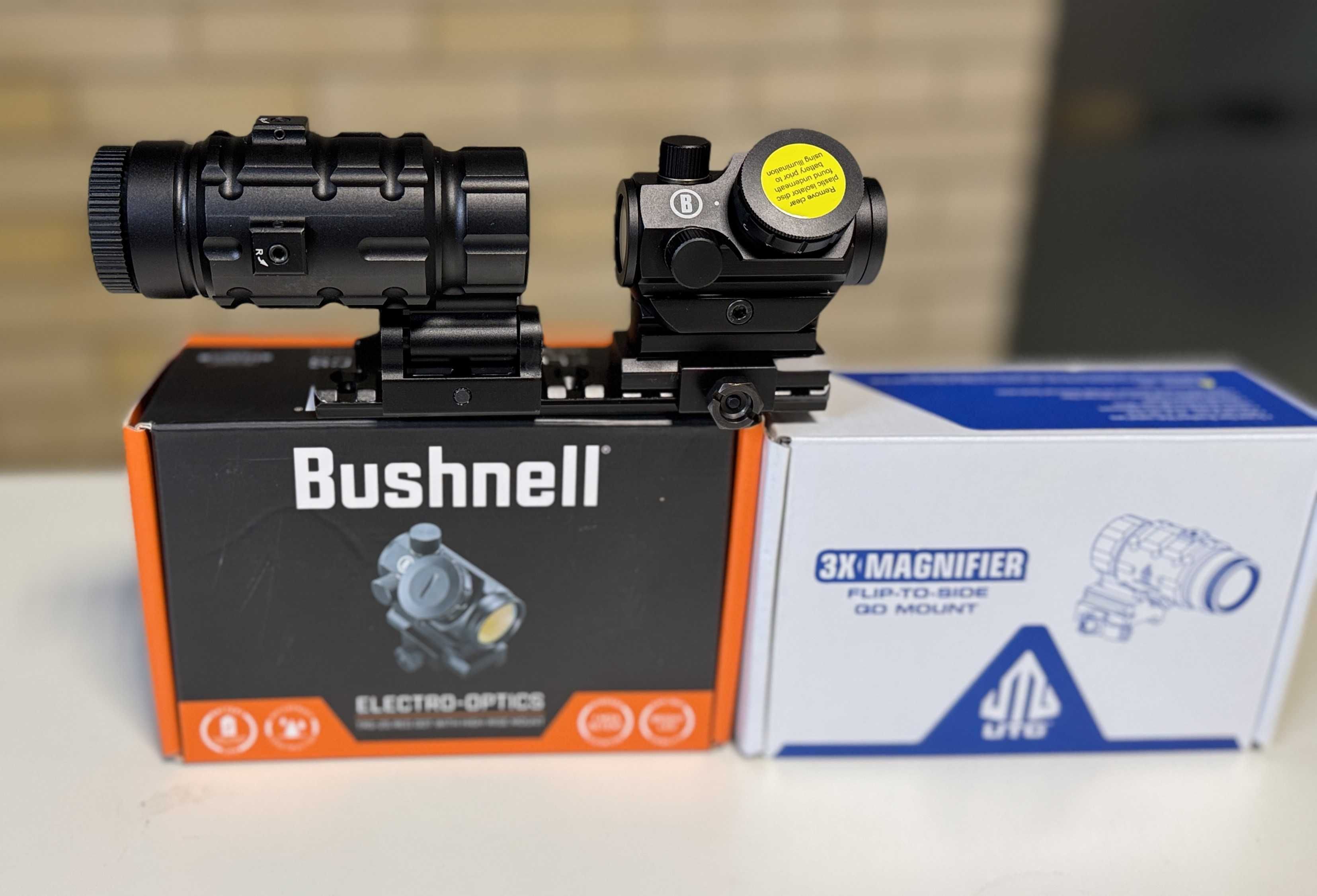 Комплект Bushnell Коллиматор TRS-25 + Магнифер Leapers UTG 3X25