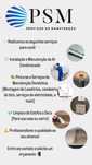 Serviços de Manutenção e Serviços de limpeza a seco