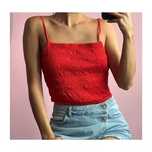 Primark Crop top bluzka marszczona krótka na ramiączkach xl 42 l 40