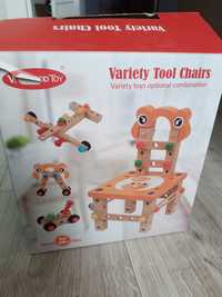 Variety tool chairs drewniane krzesełko zabawka