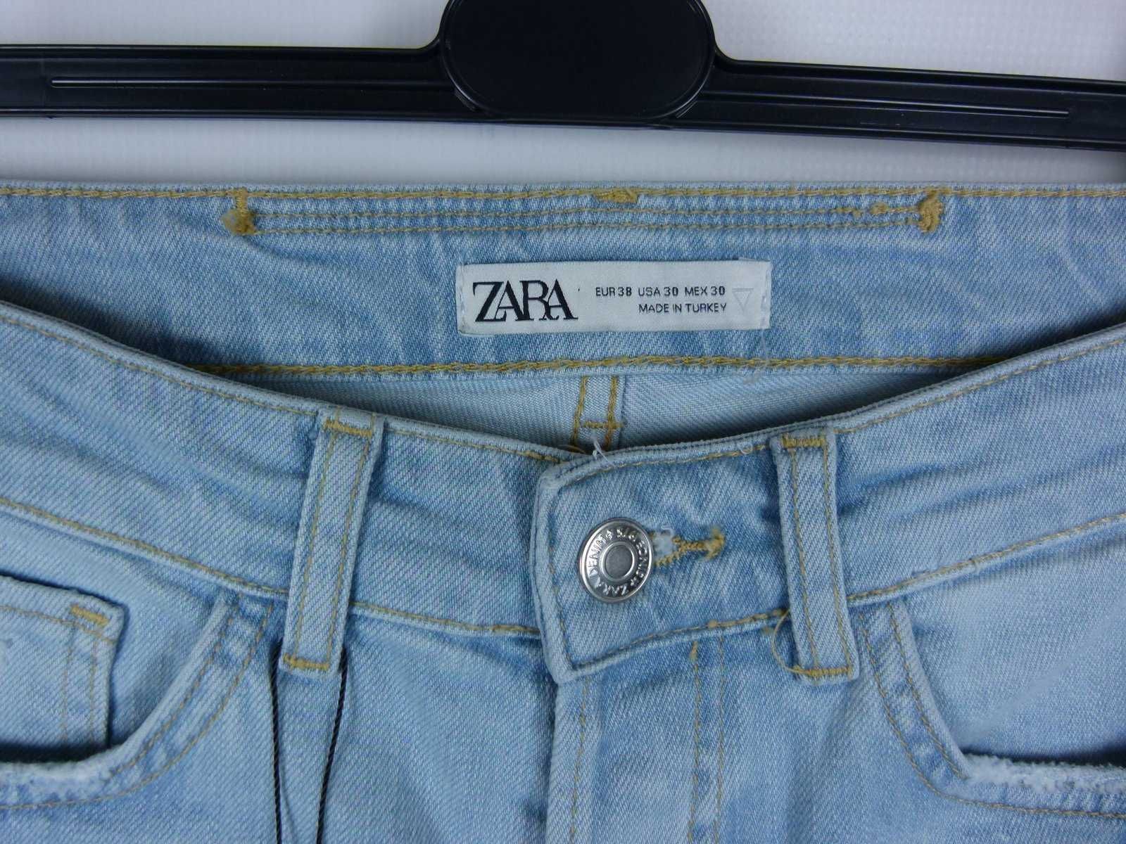ZARA spodnie jeans dziury - 38 mex.30 z metką