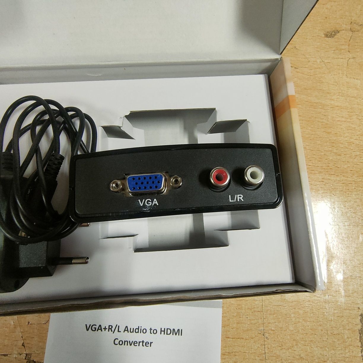 VGA+R/L Audio to HDMI Conversor
