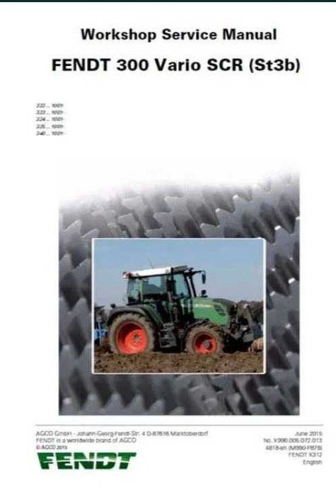Instrukcja napraw Fendt Vario 309, 310, 311, 312 Vario SCR (3b) PL