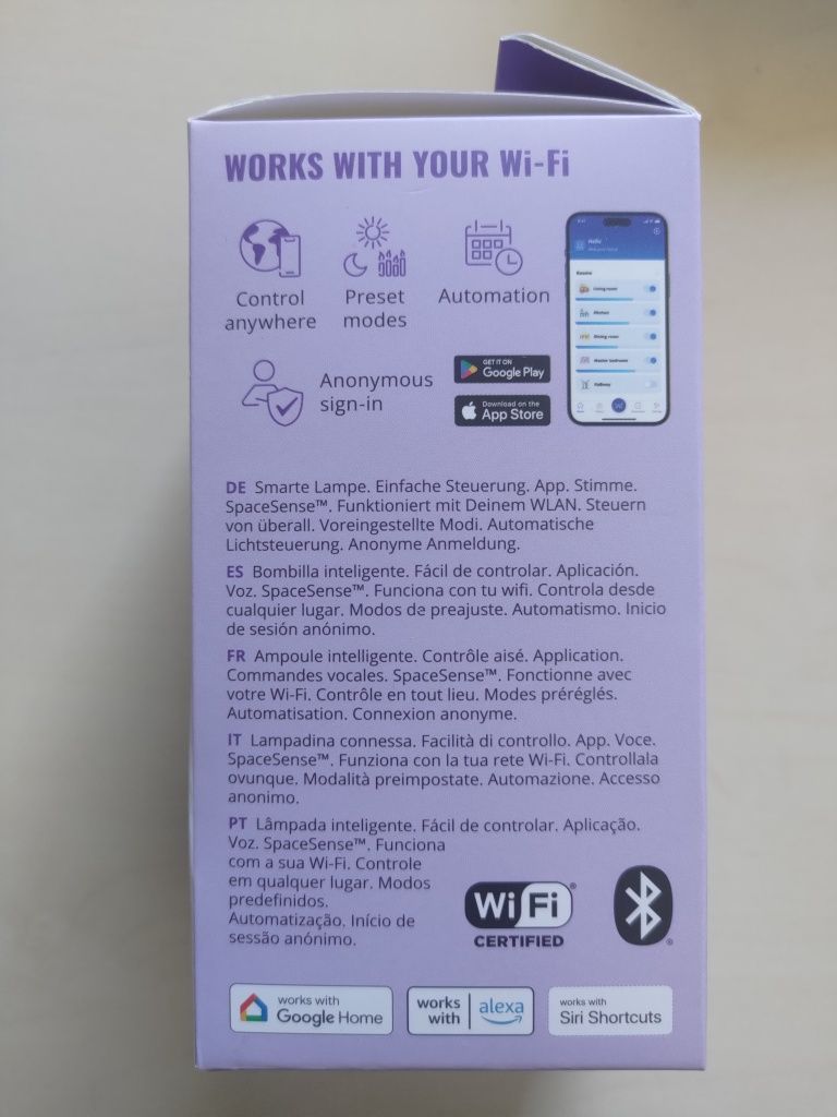 Żarówka Smart Wiz LED E14 ŚWIECA 4,9W 40W RGB