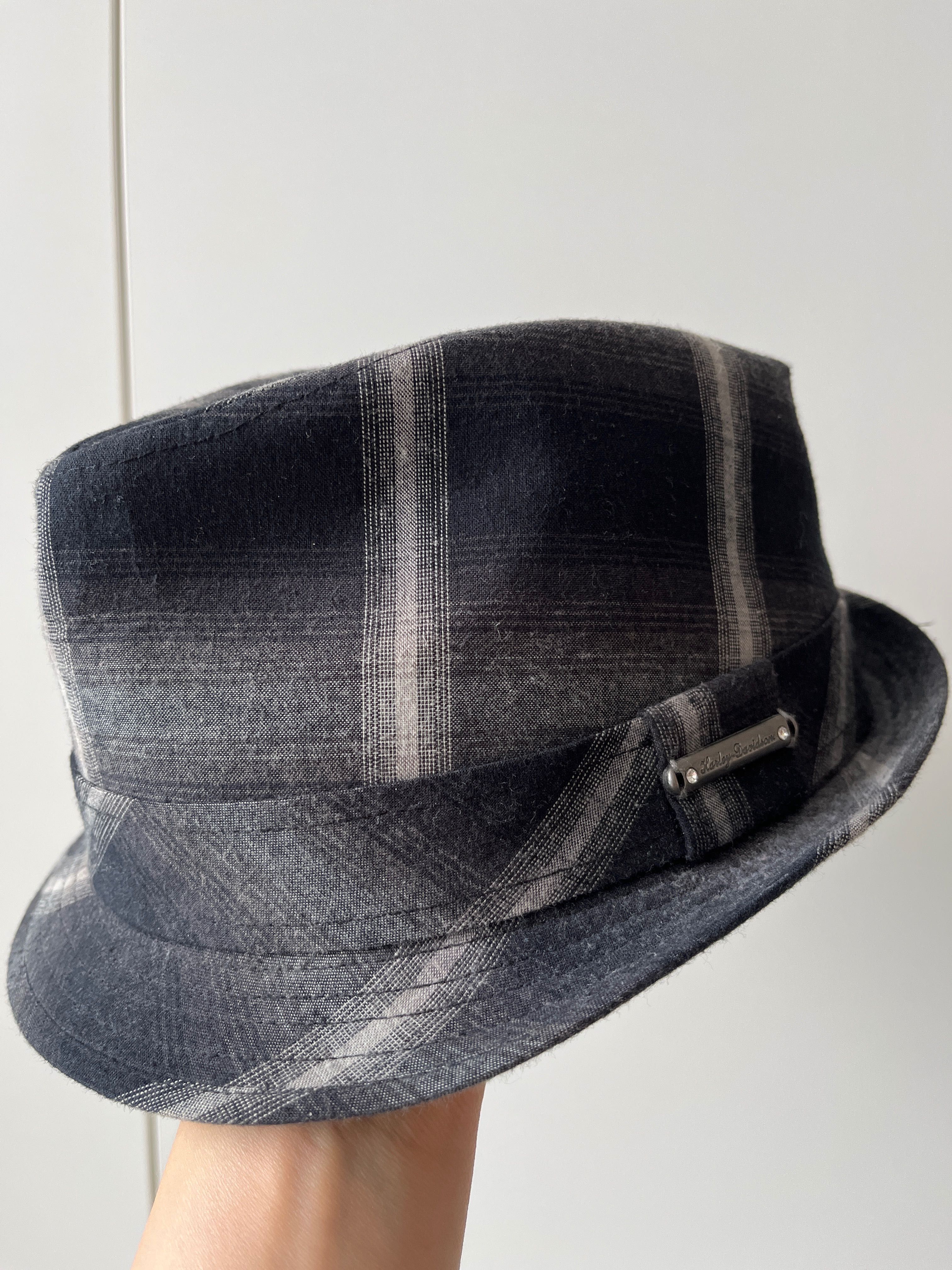 Kapelusz Harley Davisdon Fedora hat crystals logo, unisex S