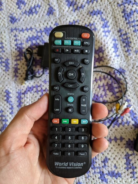 T2 тюнер World vision T62N, тв приставка