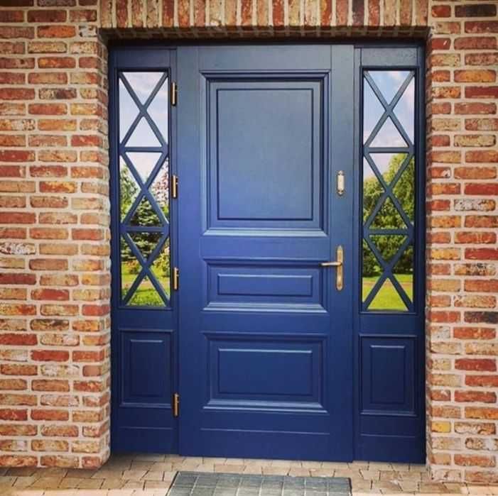 Drzwi zewnętrzne dębowe!dostawa GRATIS!Czyste Powietrze! Montaż!Ral!