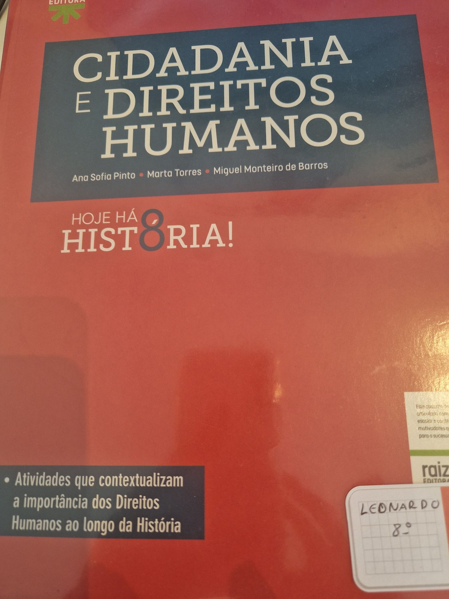Caderno de atividades Hoje ha história 8