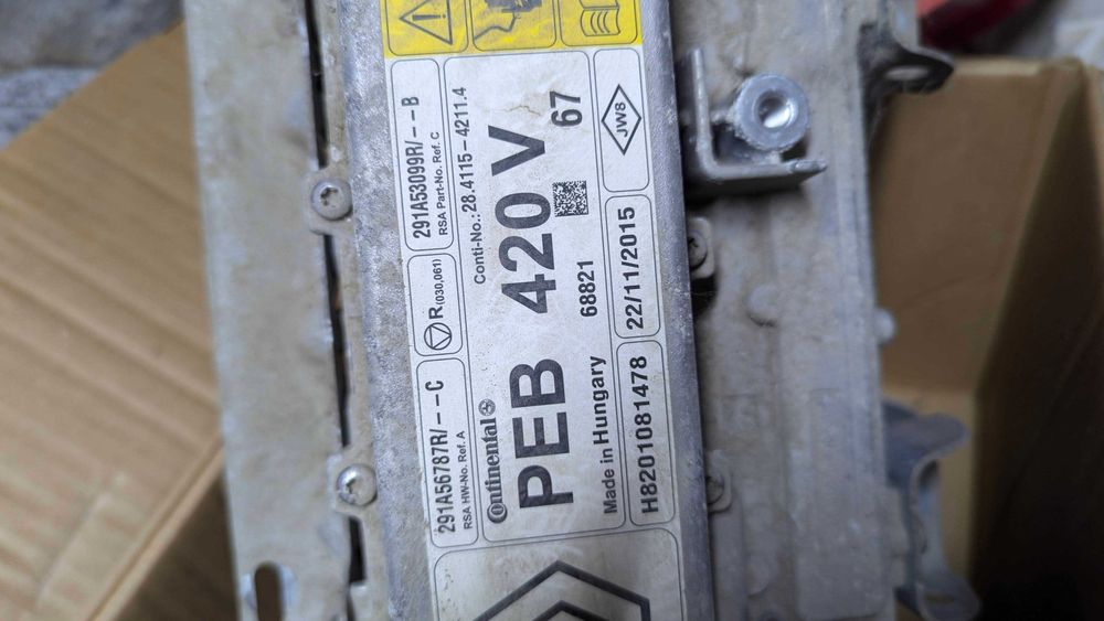 PEB (ПЕБ, інвертори) на Renault Kangoo Z.E