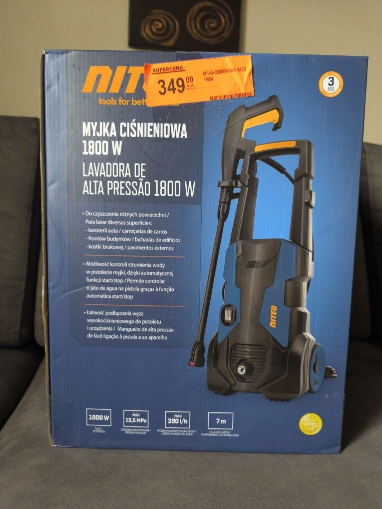 Nowa myjka ciśnieniowa Niteo 1800 W - jak Karcher