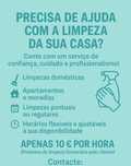 Faço limpezas, entrem em contacto
