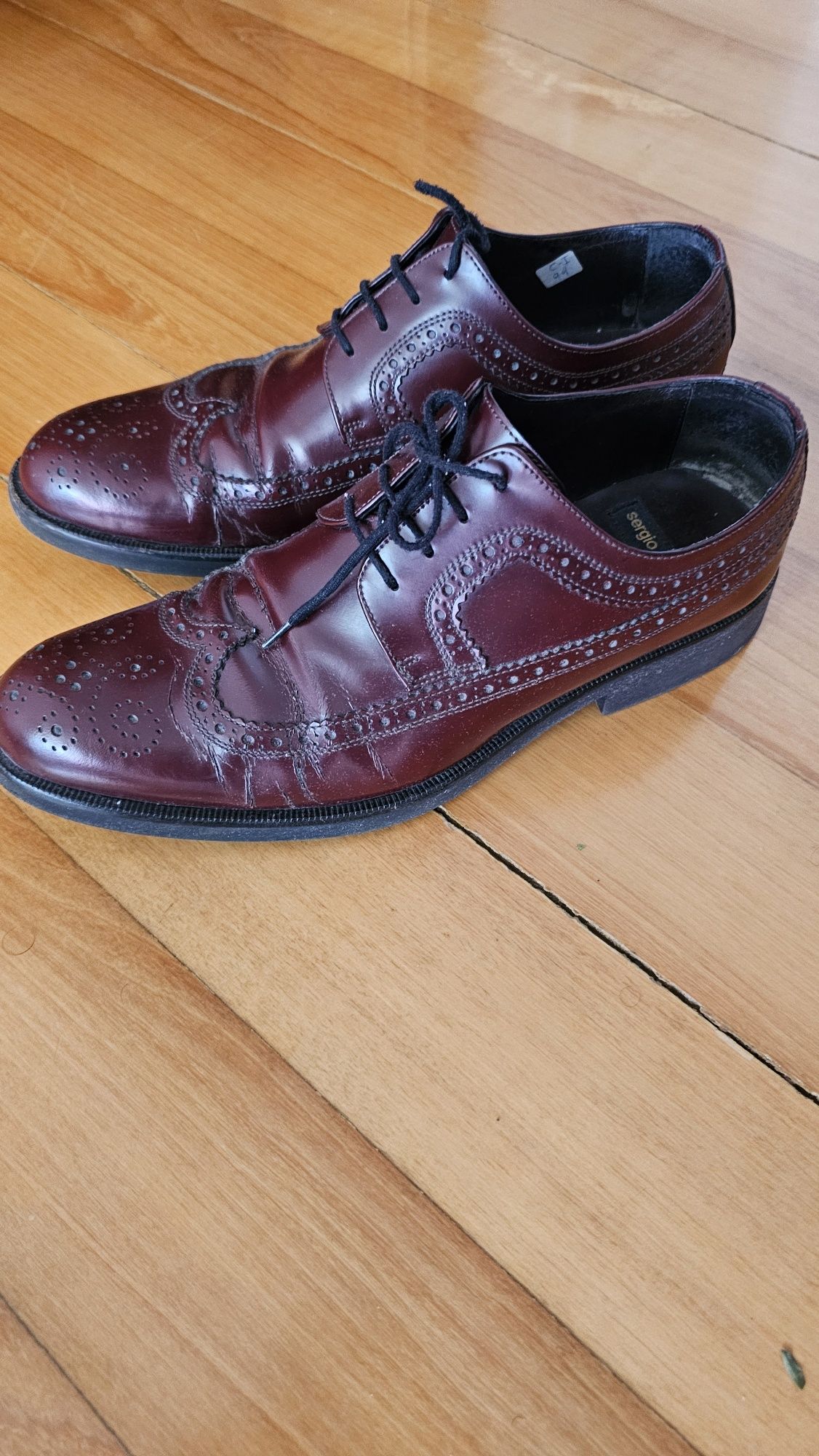 Sapatos  classicos homem bordeux 44