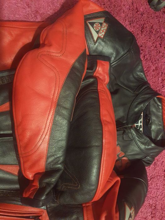 Casaco Motard em pele IXS tamanho 48 - S/M