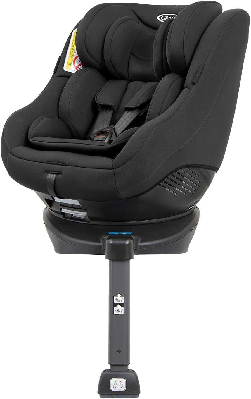 Fotelik obrotowy Graco Turn2me 360° 0-18 kg ISOFIX Czarny NOWY