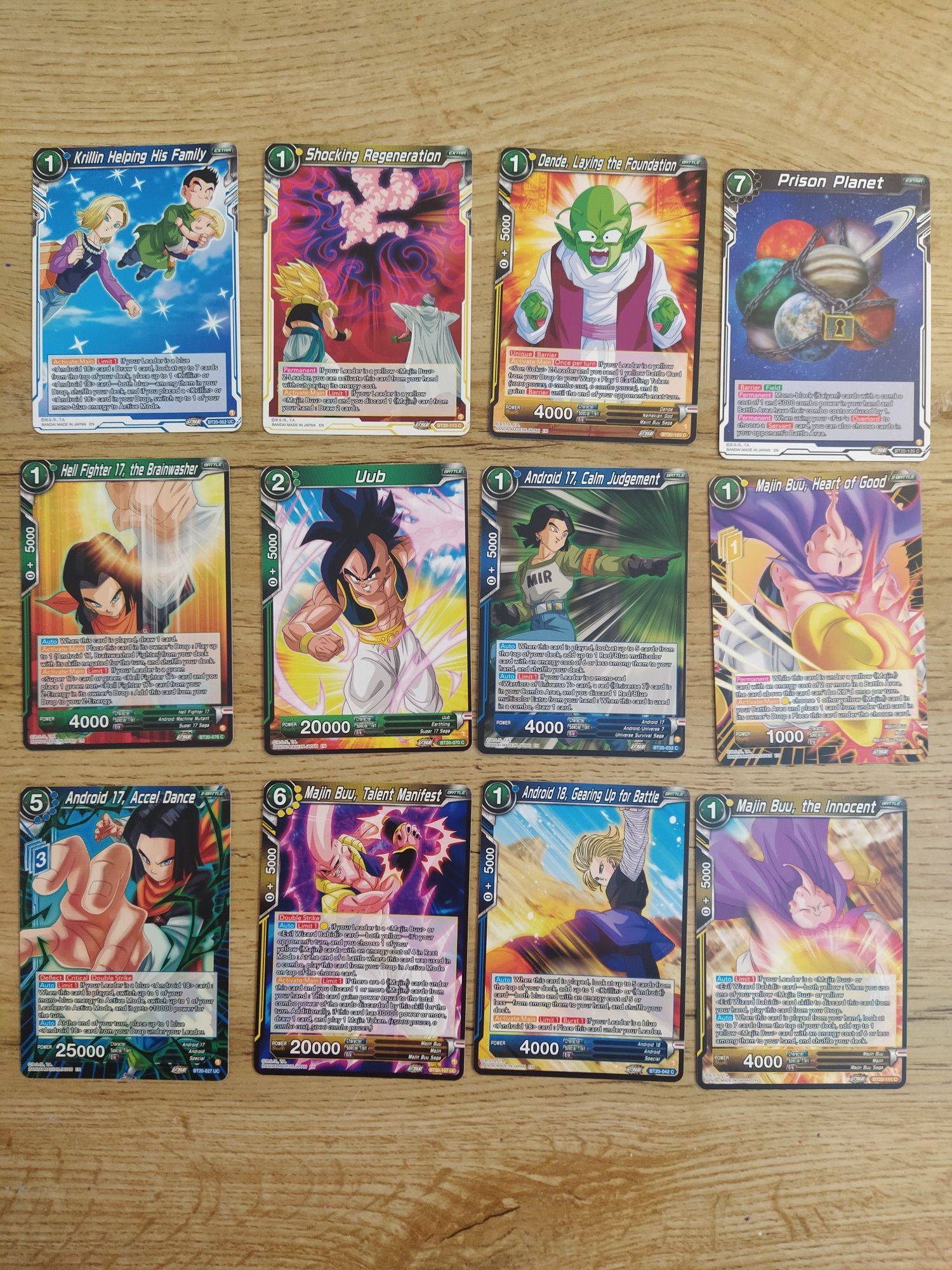 4 - cartas DragonBall
