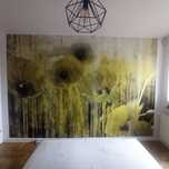 Fototapeta łąka kwiaty żółte maki 350x245