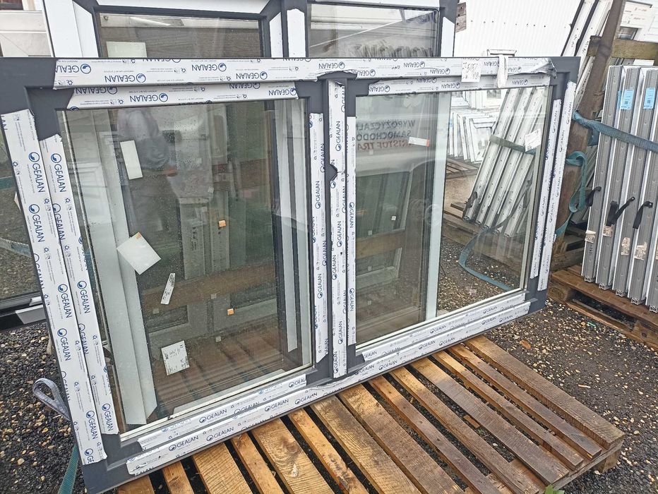 Okno pcv 216/122 antracyt