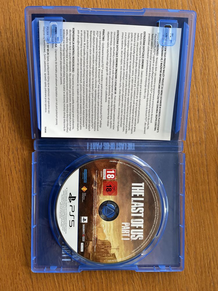The Last Of Us Part1  Ps5 Stan idealny.