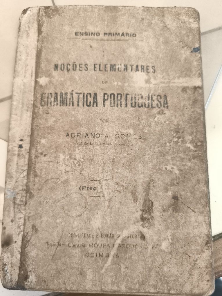 Gramática 1933 ensino primário