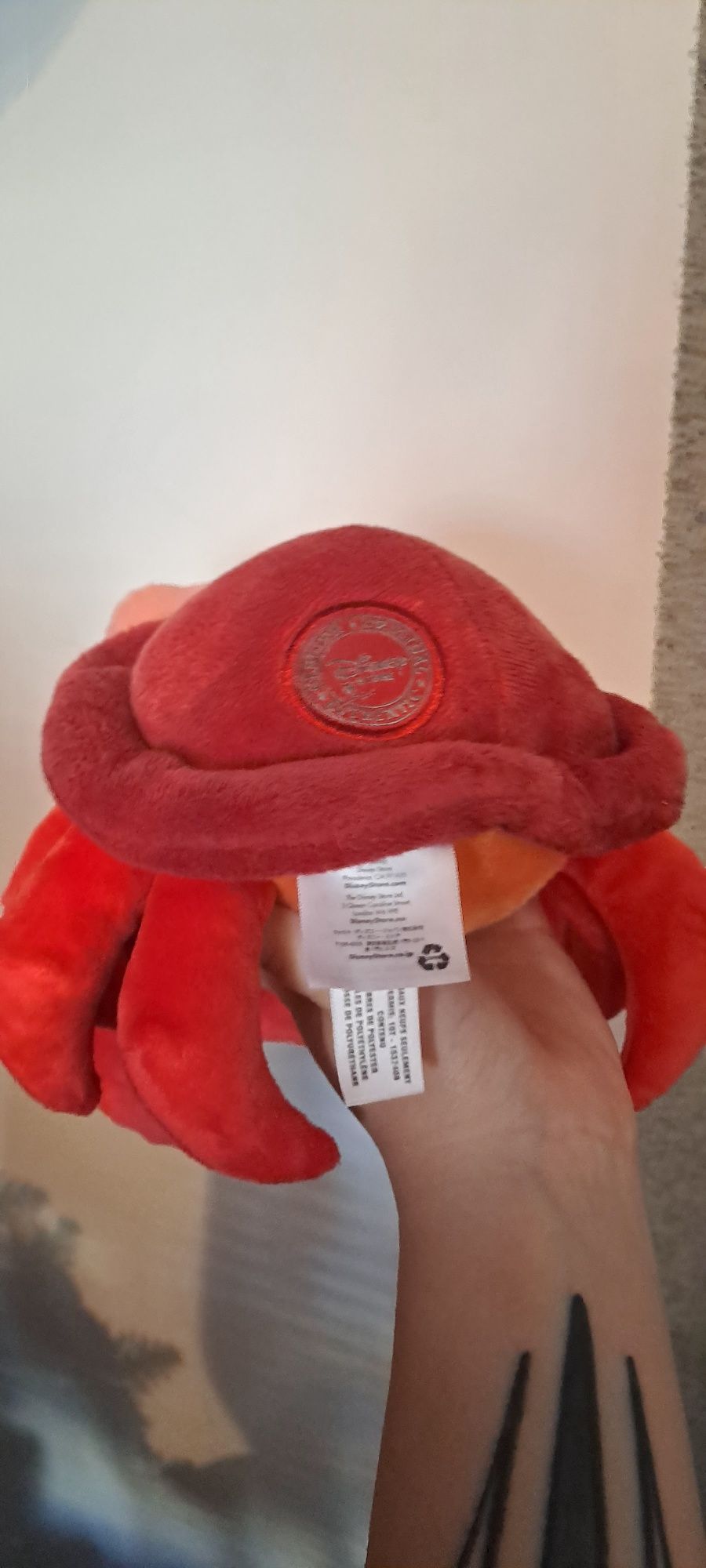 Krab Sebastian Mała Syrenka Ariel Arielka Disney Store pieczątka