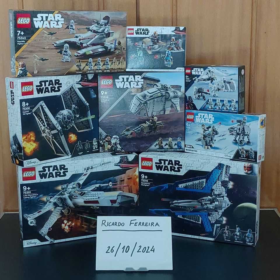 LEGO Star Wars - novos, selados, descontinuados
