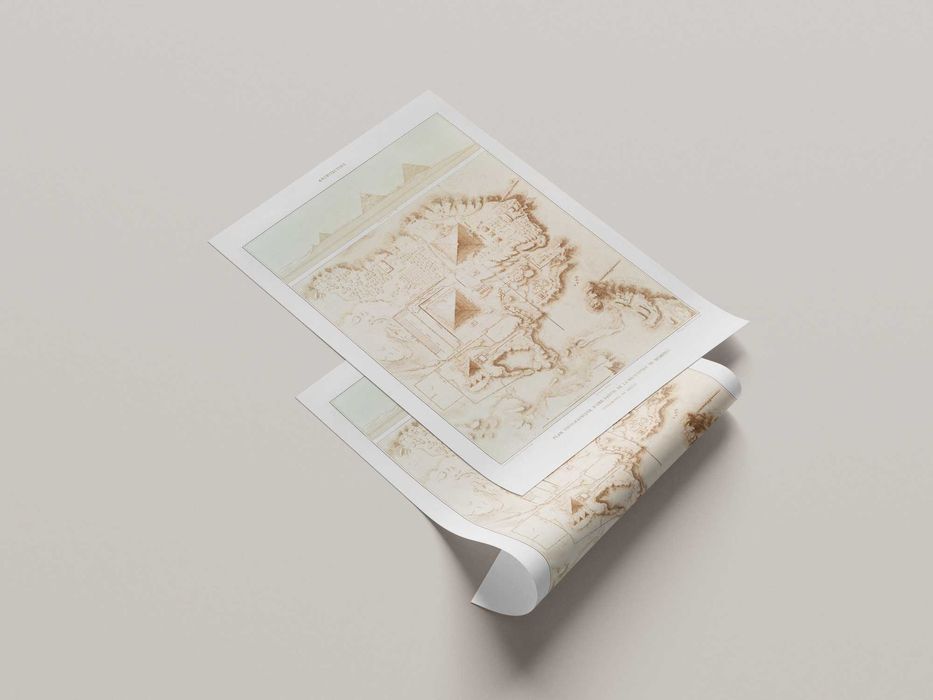 Plakat Poster Obraz Tapeta Vintage Mapa Historyczna Świata Państwa