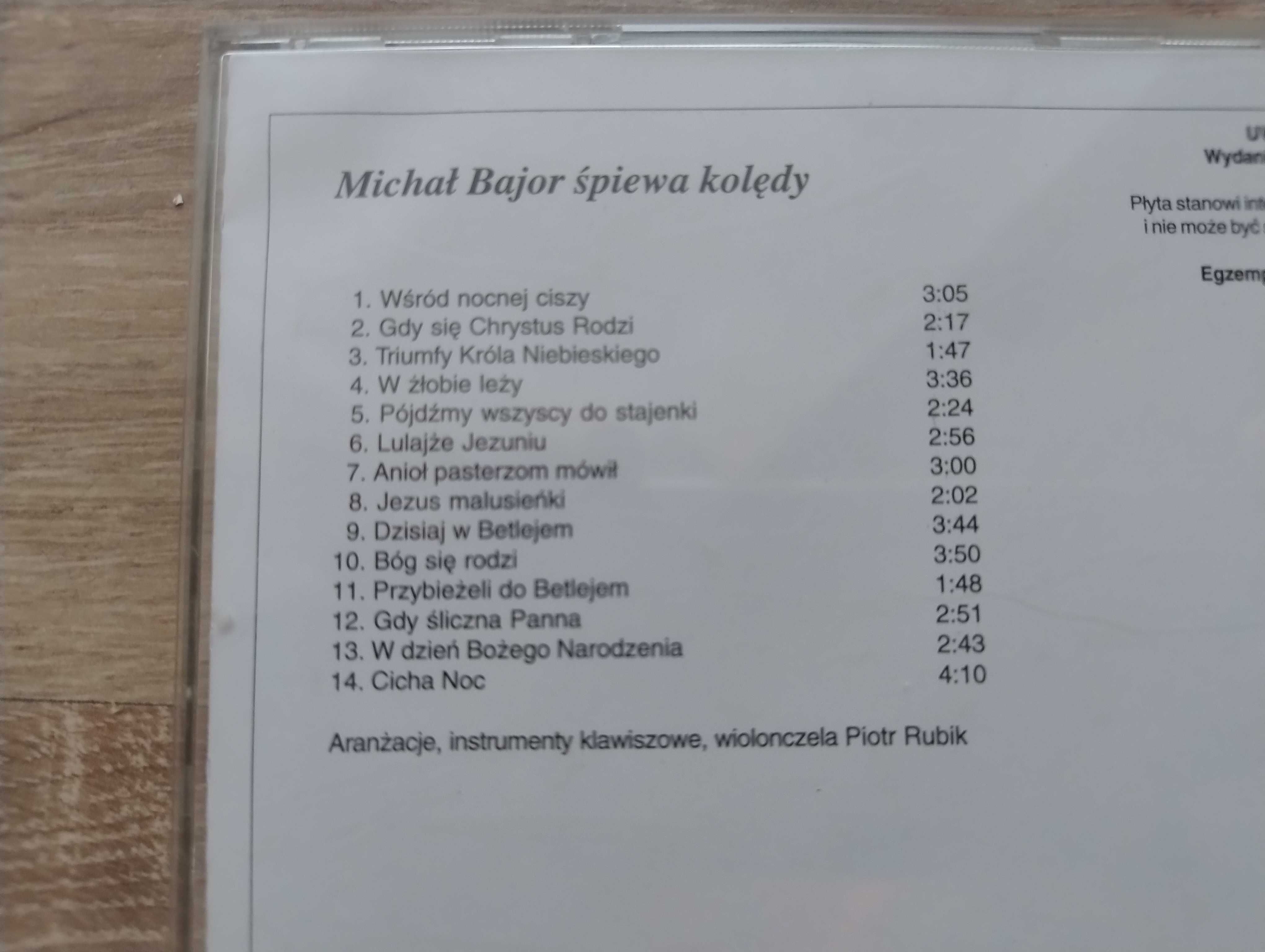 Michał Bajor Śpiewa Kolędy CD
