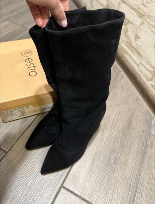 Ботінки натуральна замша