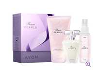 Жіночий парфумерно-косметичний набір Avon Rare Pearls у подарунковій