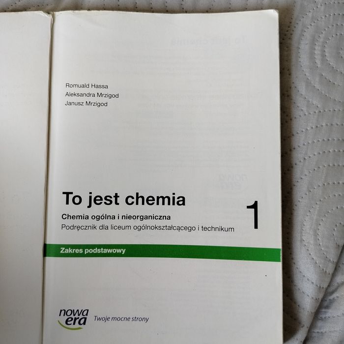 Podręcznik do chemii "To jest chemia 1,,