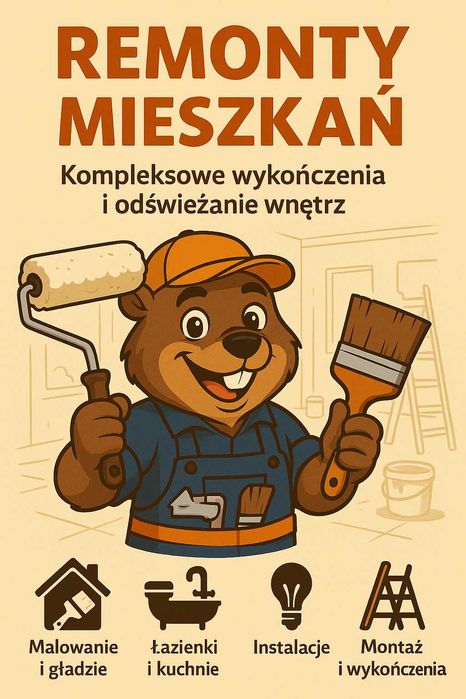 Remonty od A do Z , wykończenia, kompleksowy remont mieszkań