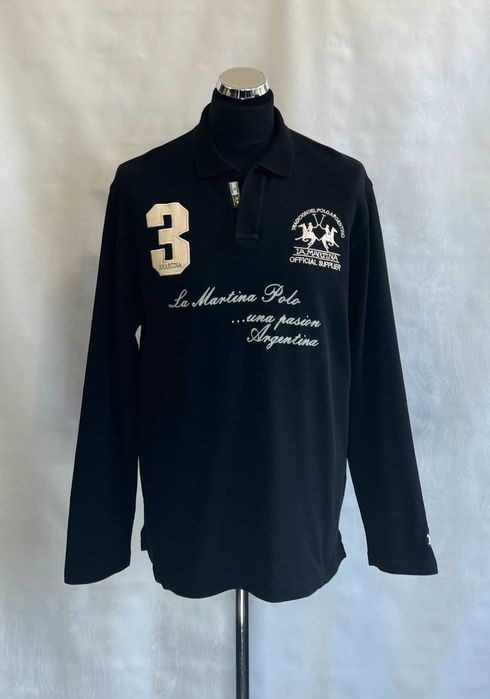 Longsleeve Polo La Martina Argentina Polo Team Roz. XXL