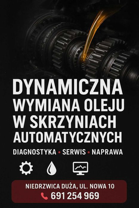 Automatyczne skrzynie biegów –  Dynamiczna wymiana oleju