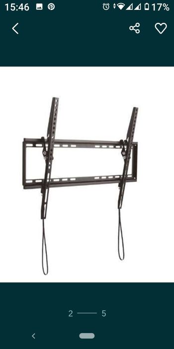 Suporte TV fixo c/ inclinacao 37 ate 70" Novo c/ kit instalação