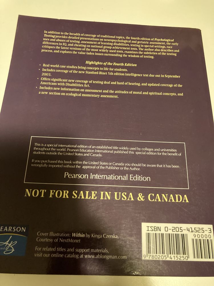 Livro Psychological Testing - Robert J. Gregory