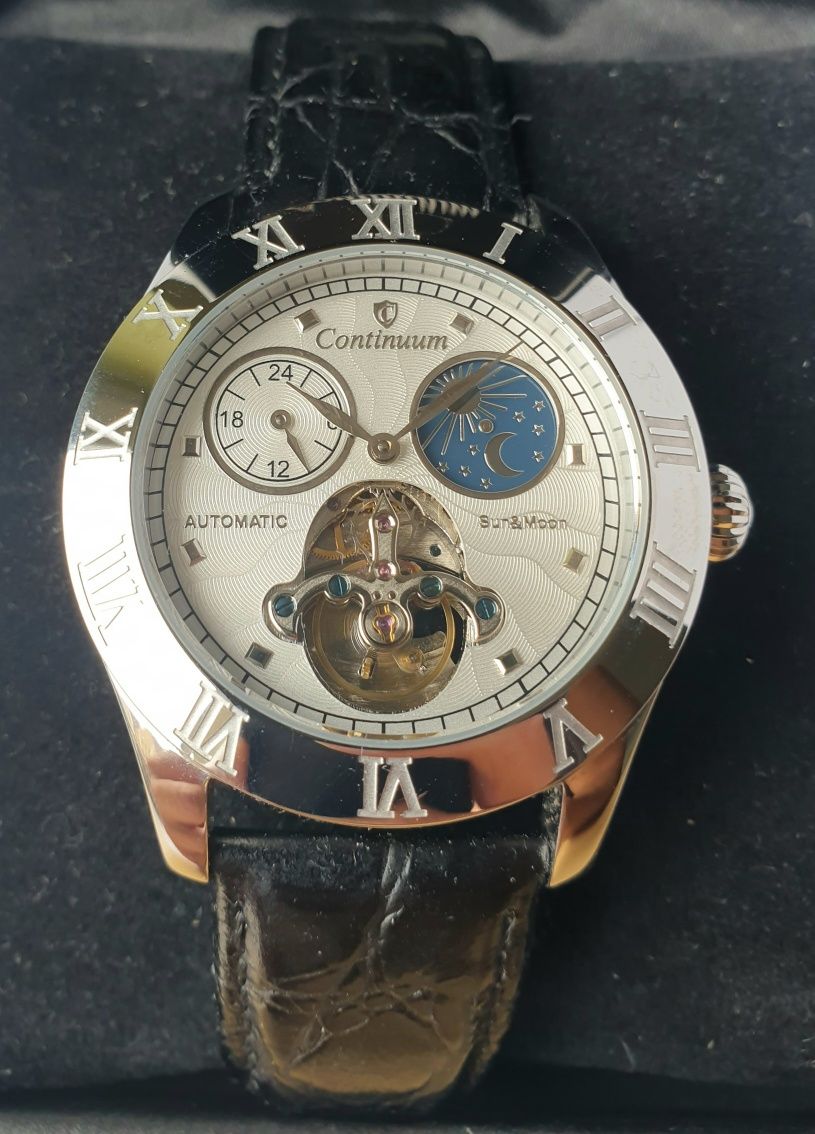 Zegarek Continuum CO15015B automatic vintage skeleton