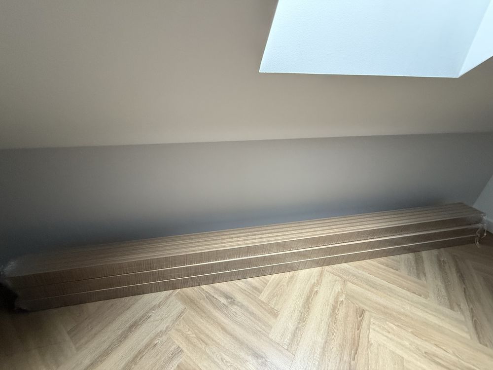 Nowe lamele ścienne 30 sztuk 3x4x275cm kolor dąb amerykański