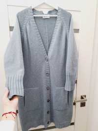 Johnstons of Elgin cashmere cardigan premium 100% kaszmir L100%