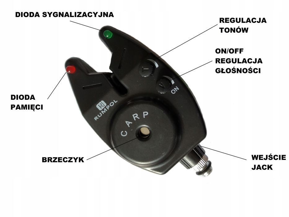 Elektroniczny gruntowy sygnalizator brań FL Carp