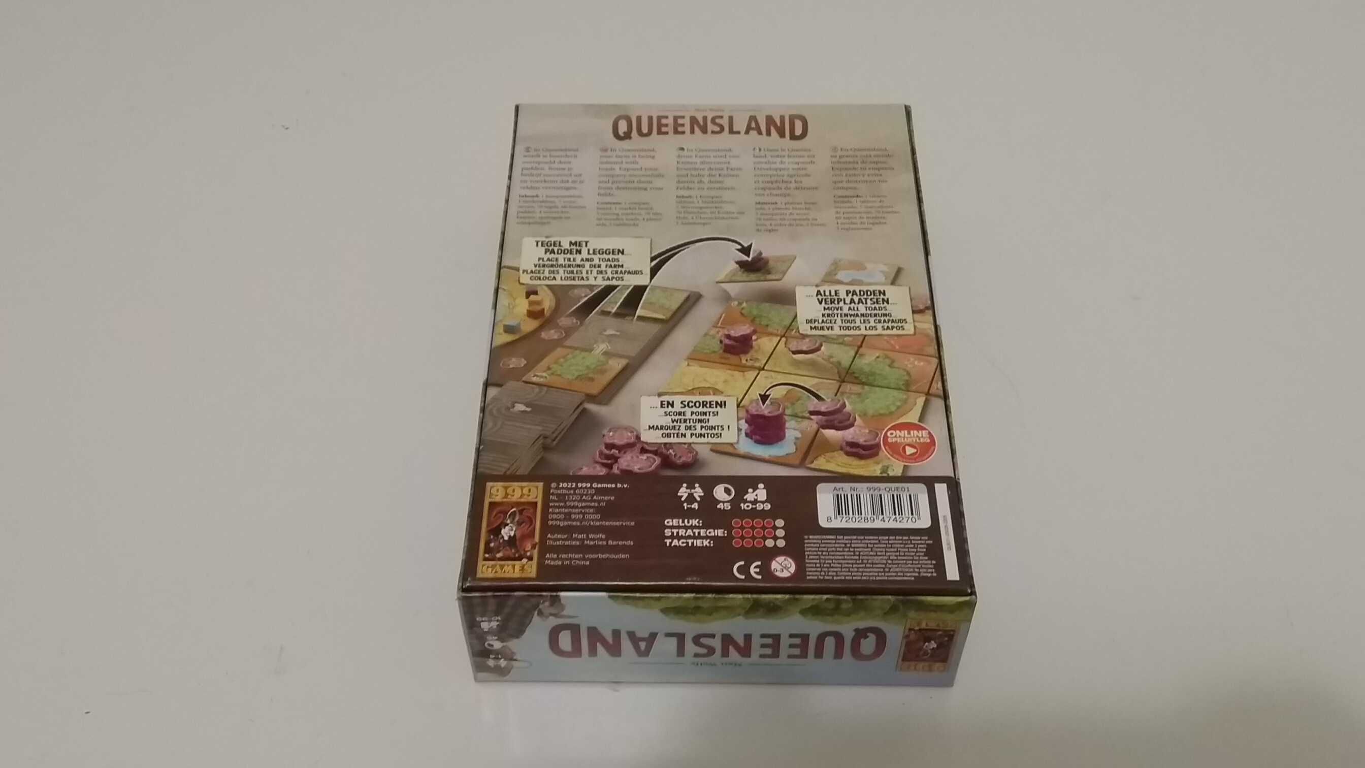 Queensland - Jogo de Tabuleiro