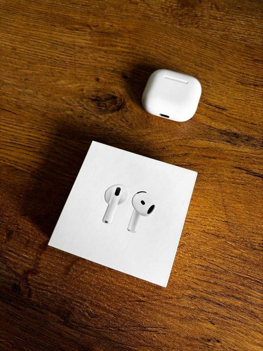 Apple AirPods 4 bez ANC – BDB, gwarancja, kupione w Apple