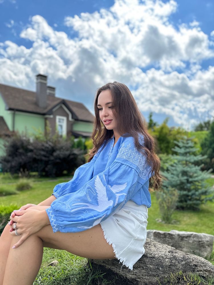 Вишиванка з ластівками
