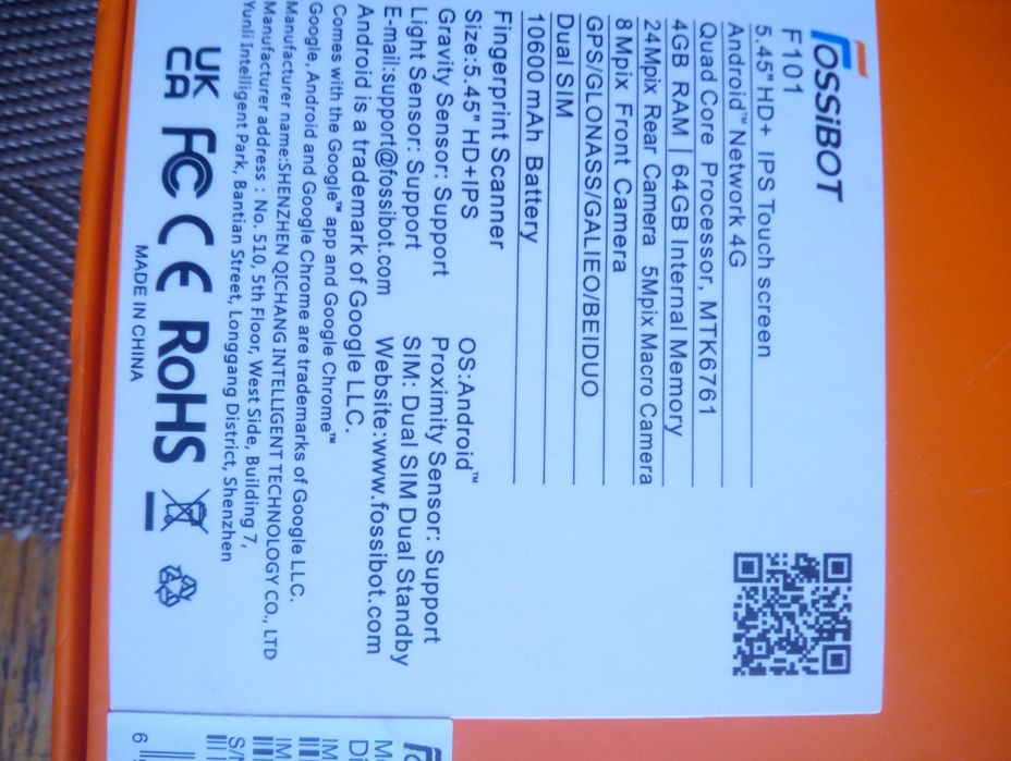 Продам противоударный телефон FOSSIBOT - F101