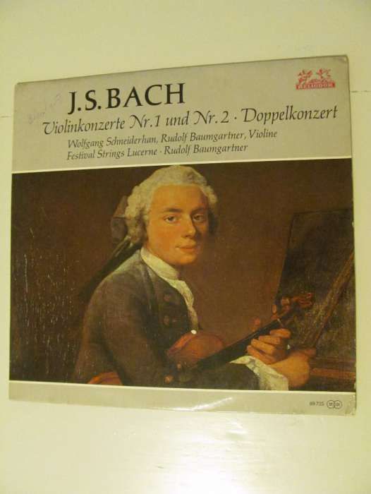 LP Vinil Bach Concerto Violino e Orquestra n.1 e n.2