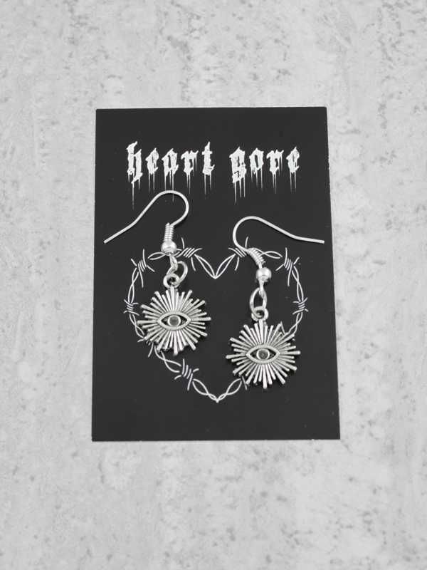 Heart Gore kolczyki OKO oczy soft grunge gothic alternative HG05